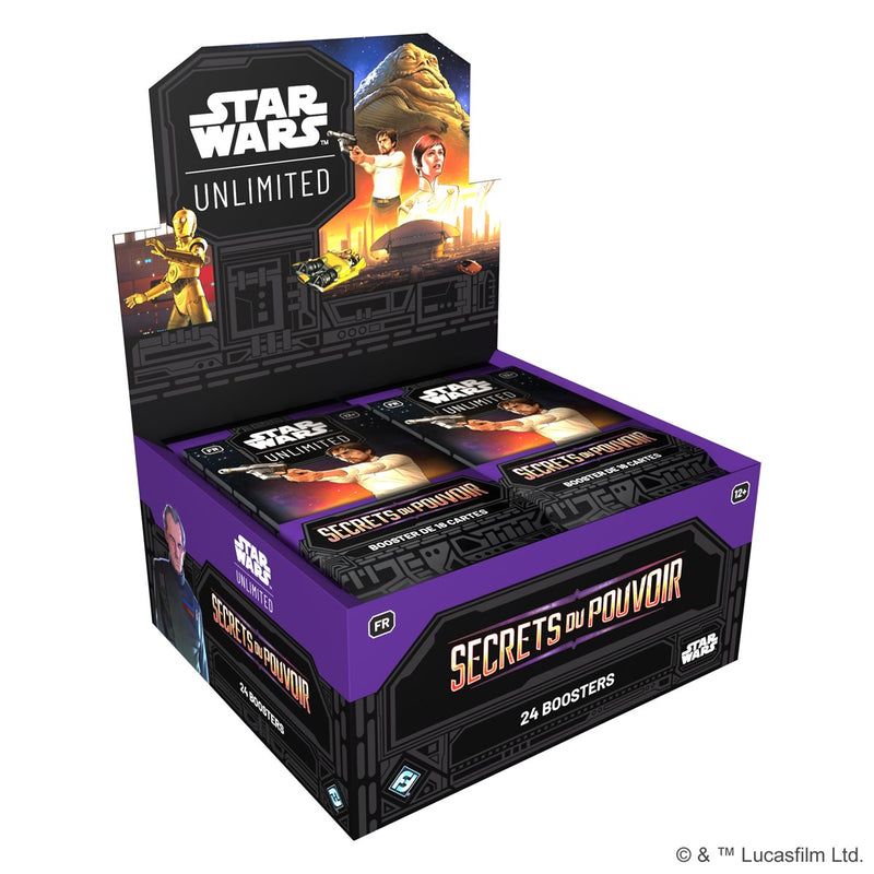Star Wars: Unlimited: Secrets du Pouvoir Boîte de Booster (FR)