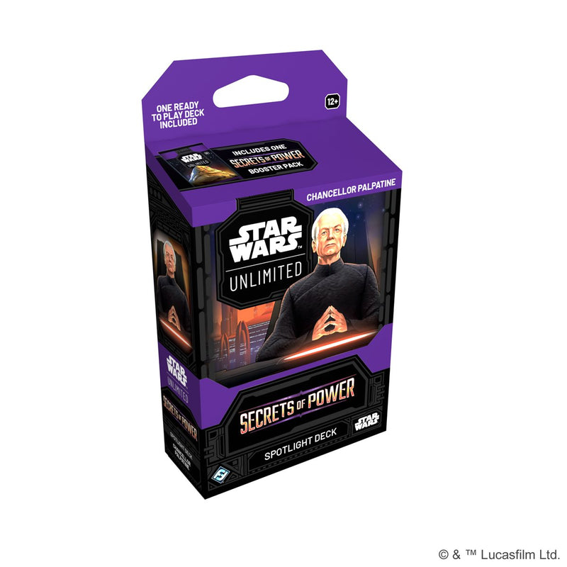 Star Wars: Unlimited: Secrets of Power Spotlight Deck Chancellor Palpatine (Anglais) 