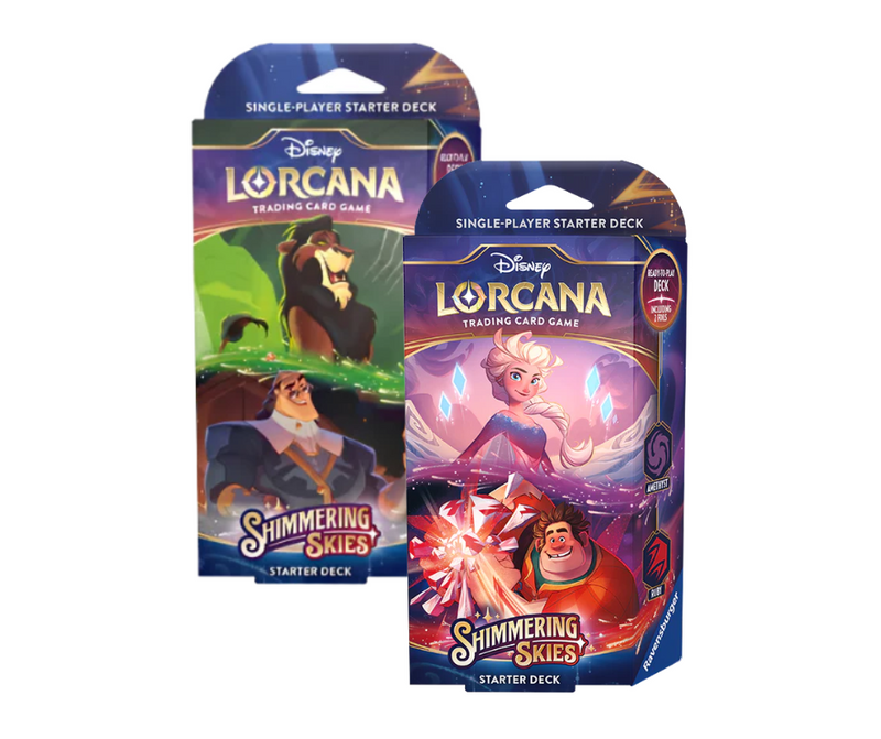 Lorcana Shimmering Skies Starter Deck Set of 2