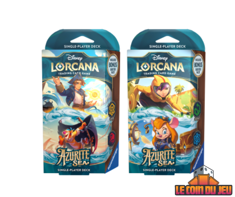 Disney Lorcana Azurite Sea Starter Deck Set of 2 (EN)