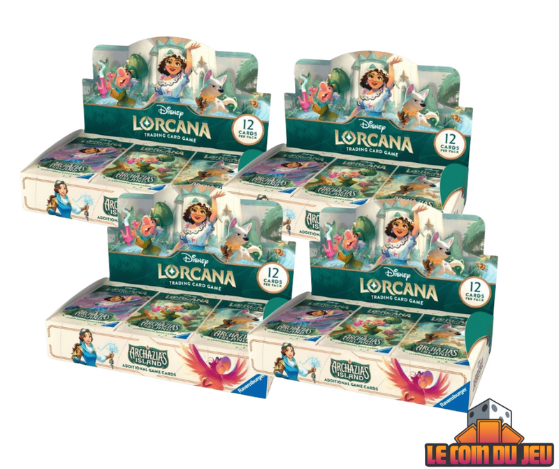 Disney Lorcana Archazia's Island Booster Box Case of 4 (EN)
