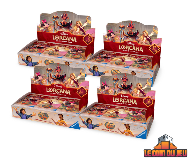 Disney Lorcana Reign of Jafar Booster Box Case of 4 (EN)