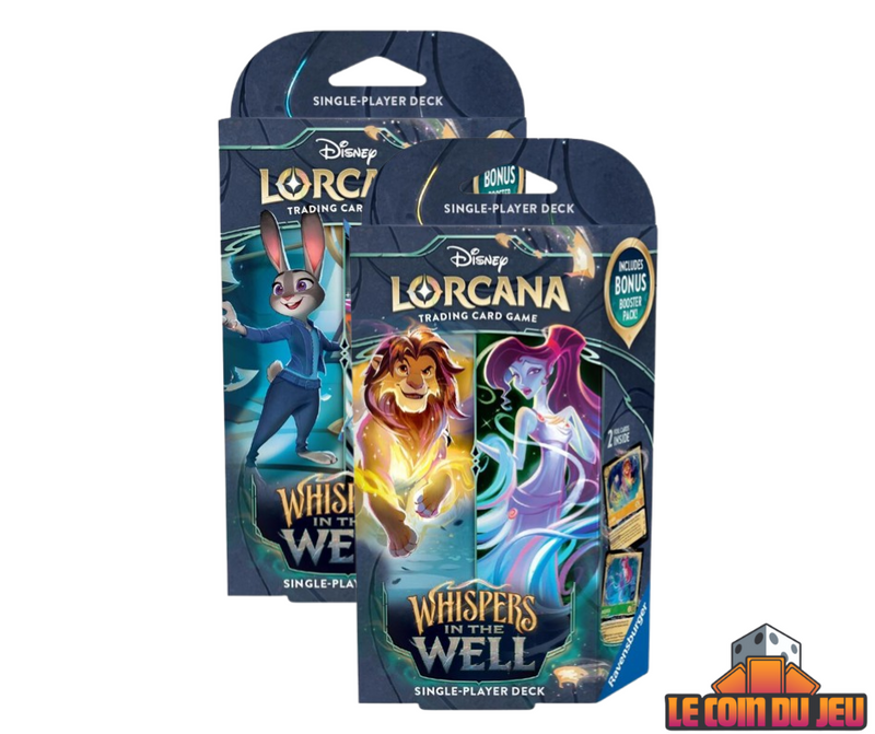 Disney Lorcana Whispers in the Well Deck de Démarrage Ensemble de 2 (Anglais) 