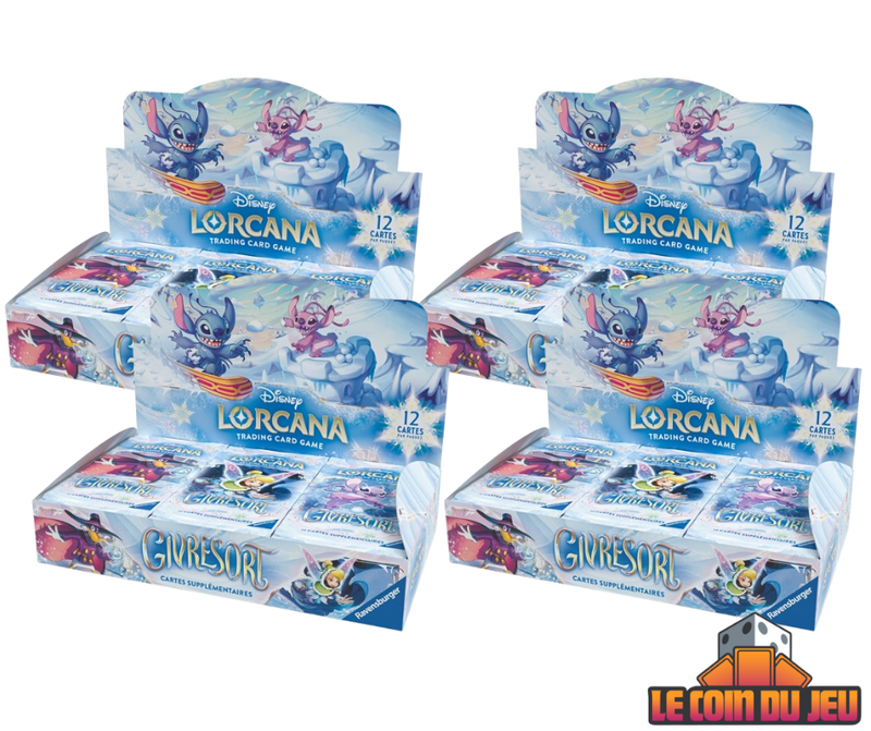 Disney Lorcana Givresort Boîte de Boosters Ensemble de 4 (FR) (2026-02-13)