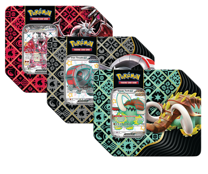 Pokemon SV4.5 Paldean Fates Tins Set of 3