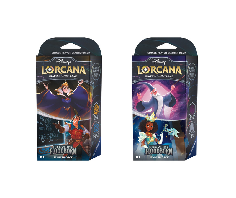 Disney Lorcana Rise of the Floodborn Lot de départ de 2 pièces
