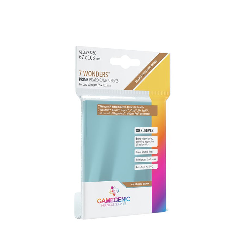 PRIME 7 WONDERS SLEEVES 67 X 103 MM 80CT