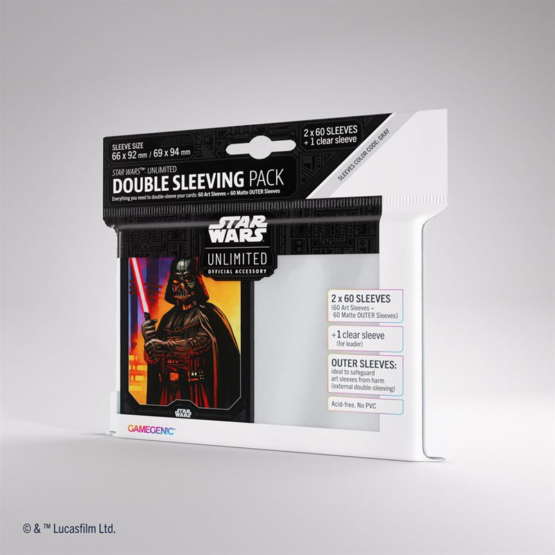 Star Wars : Unlimited Art Sleeves Double Sleeving Pack : Dark Vador