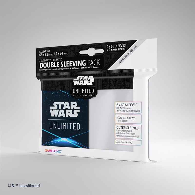 Star Wars: Unlimited Art Sleeves Double Sleeving Pack: Space Blue