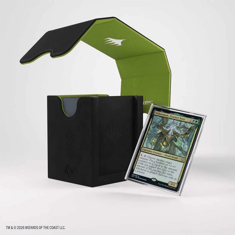 GG Deck Box MTG Secrets of Strixhaven Squire Plus XL Black / Green 100ct