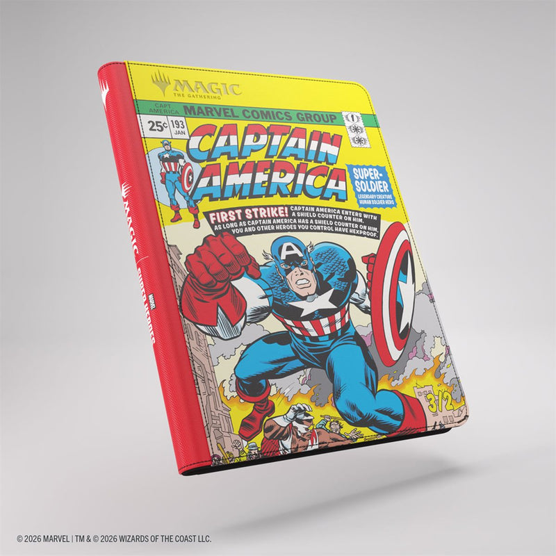 GG Binder Zip-Up Album 18pkt MTG - Marvel Super Heroes: Captain America /Black Panther