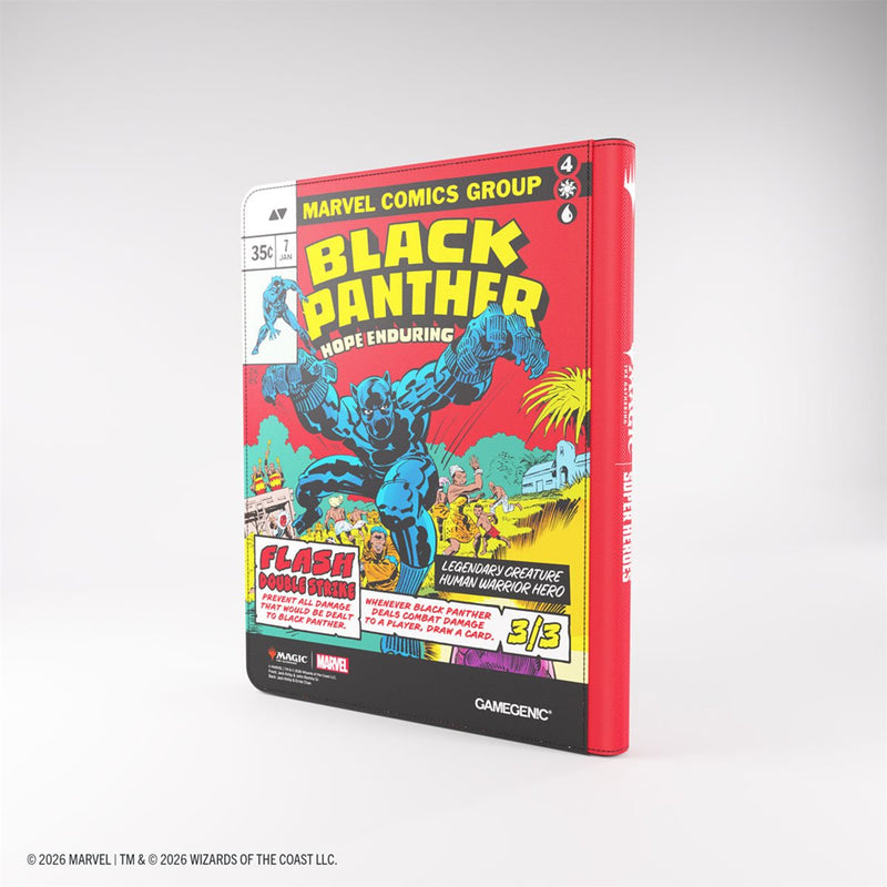 GG Binder Zip-Up Album 18pkt MTG - Marvel Super Heroes: Captain America /Black Panther