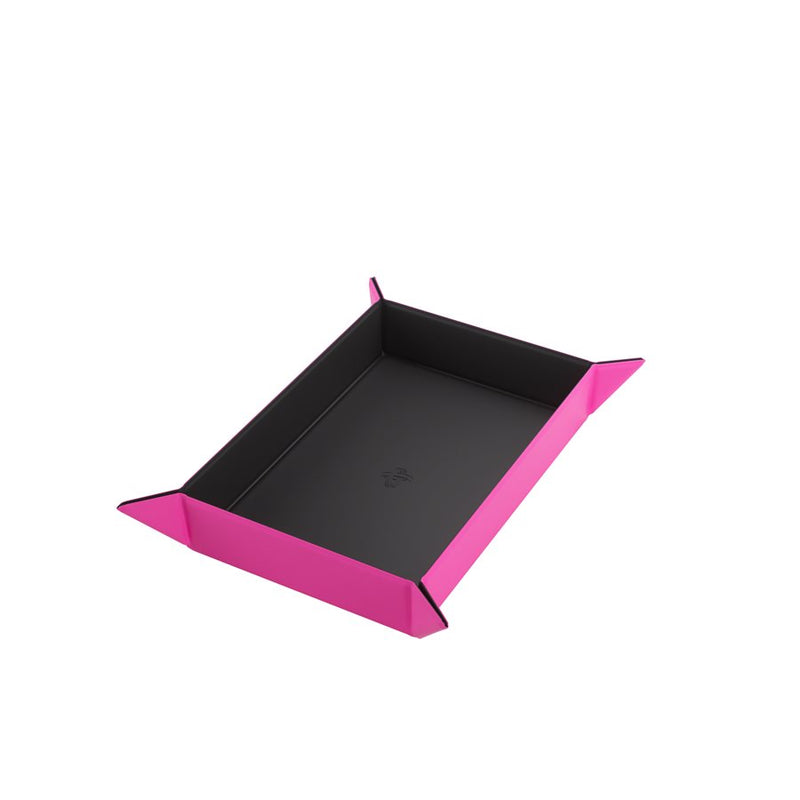 GG Magnetic Dice Tray: Rectangular: Black / Pink