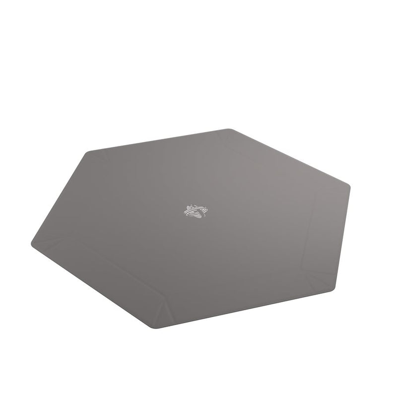 GG Magnetic Dice Tray XL: Hexagonal: Black / Gray