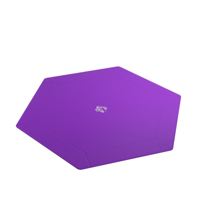 GG Magnetic Dice Tray XL: Hexagonal: Black / Purple