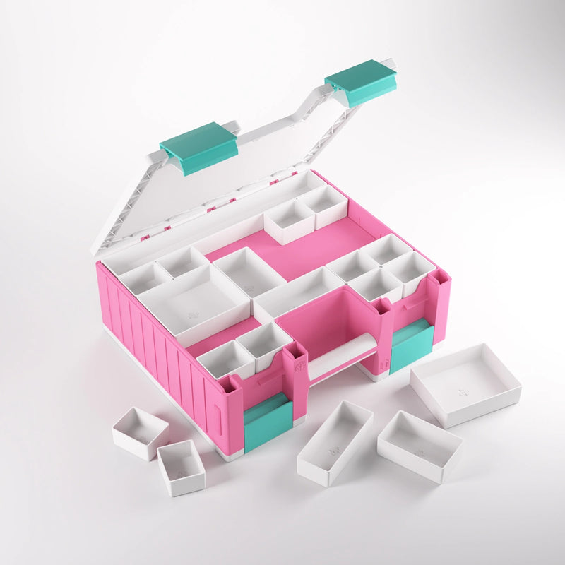 GG Storage: Game Castle: Pink / White / Teal