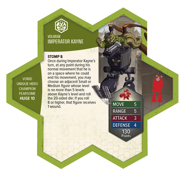 Heroscape - Boiling Tension: Imperator Kayne (ETA August)