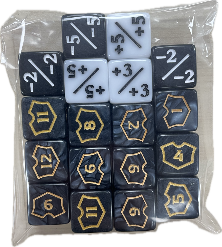 MTG Counter / Loyalty Dice (Set of 18)