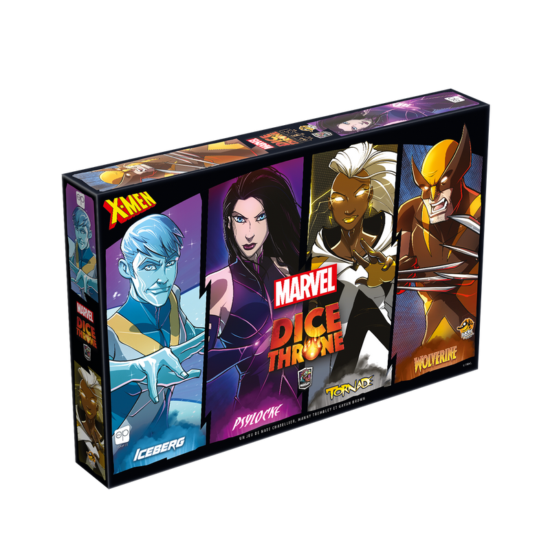 Marvel Dice Throne - Ice Man vs Psylocke vs Storm vs Wolverine (FR)