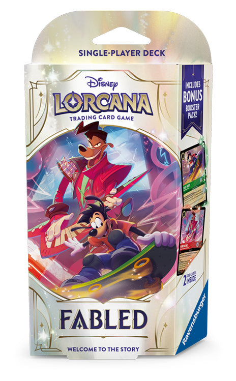 Disney Lorcana Set 9 Fabled Starter Deck Poweline & Max (Anglais)