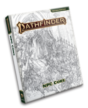 Pathfinder 2E NPC Core Sketch Cover (EN)