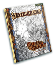 Couverture de l'esquisse des armes et de l'équipement de Pathfinder 2E (EN)