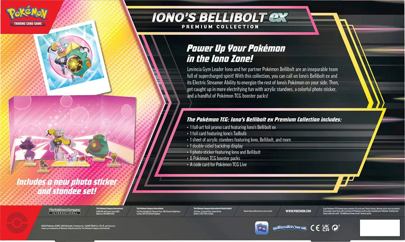 Coffret Pokémon Iono’s Bellibolt ex Premium Collection (EN)