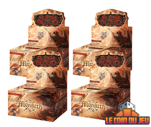 Flesh and Blood Monarch Unlimited Booster Box Case of 4 — Le Coin du Jeu CA