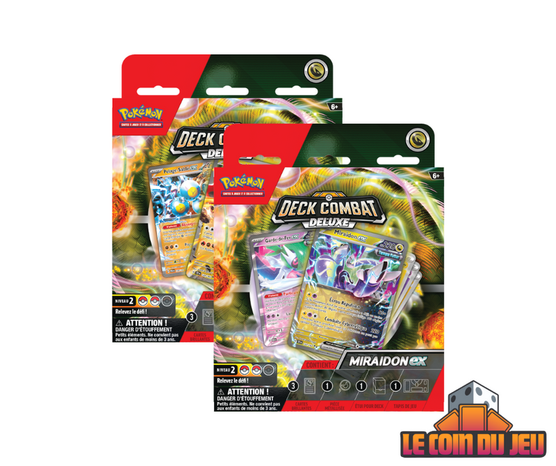 Pokemon Deck Combat Deluxe ENSEMBLE DE 2 (FRANCAIS)