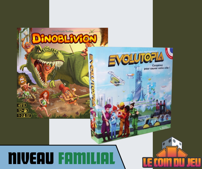 Offre groupée Dinoblivion + Evolutopia (FR)