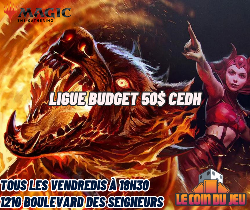 Ligue Magic Budget CEDH Vendredi 18h30 (Terrebonne)