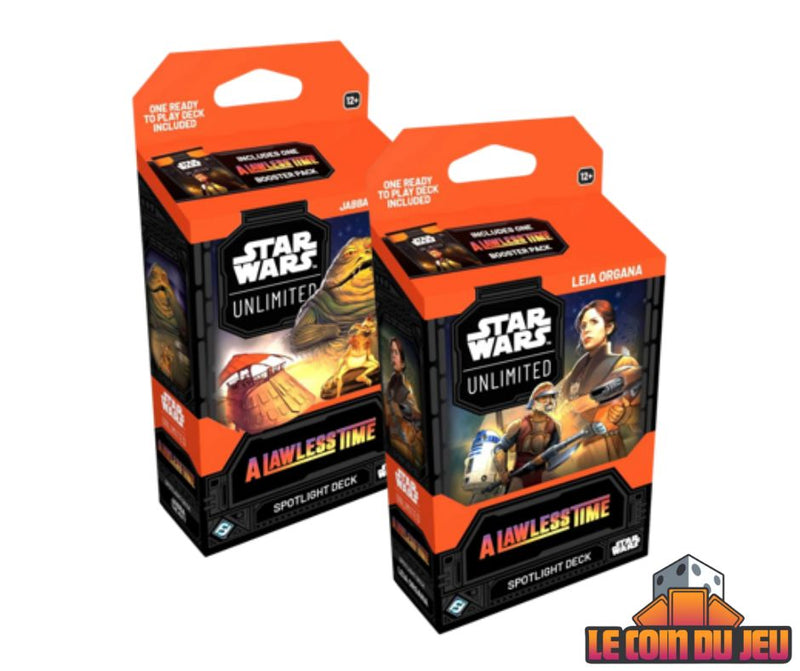 Star Wars Unlimited: A Lawless Time Spotlight Deck Set of 2 (EN) (March 2026)