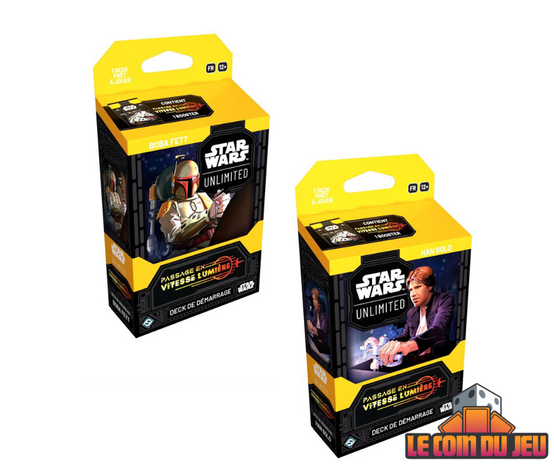 Star Wars : Unlimited : Passage en Vitesse Lumiêre Deck de Démarrage Ensemble de 2 (FR)