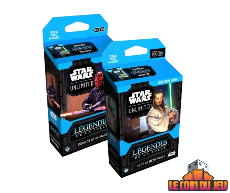 Star Wars: Unlimited: Légendes de la Force Deck de Démarrage Ensemble de 2 (FR)