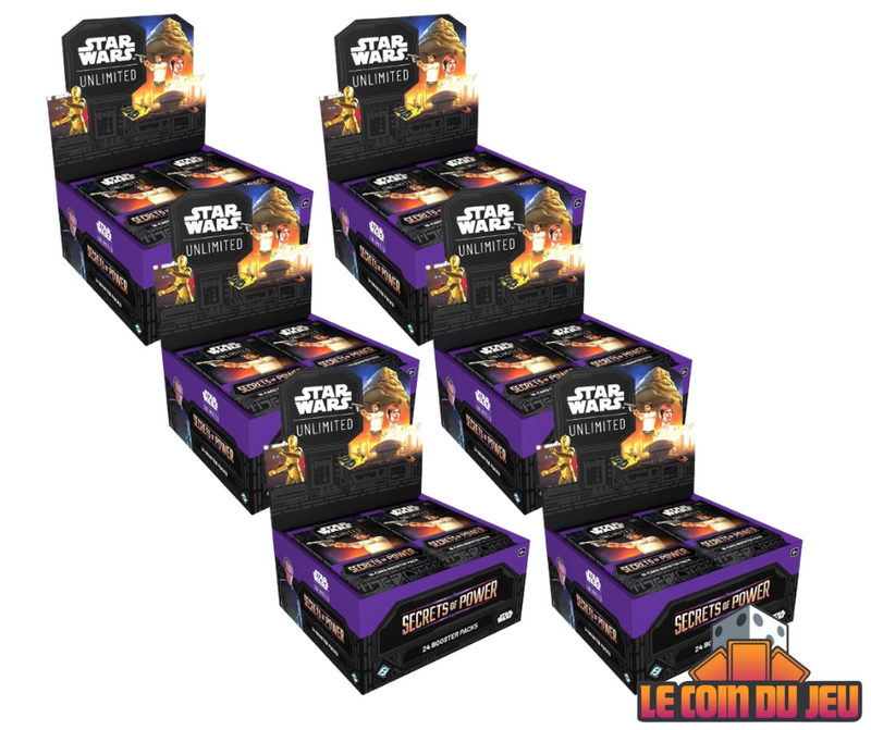 Star Wars: Unlimited: Secrets of Power Booster Display Case of 6 (EN)