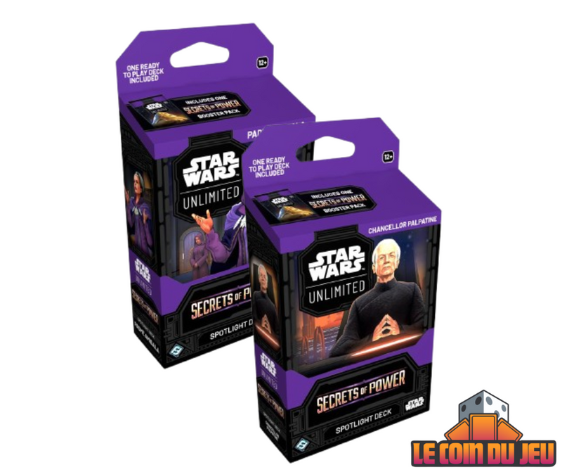 Star Wars: Unlimited: Secrets of Power Spotlight Deck Set of 2 (EN)