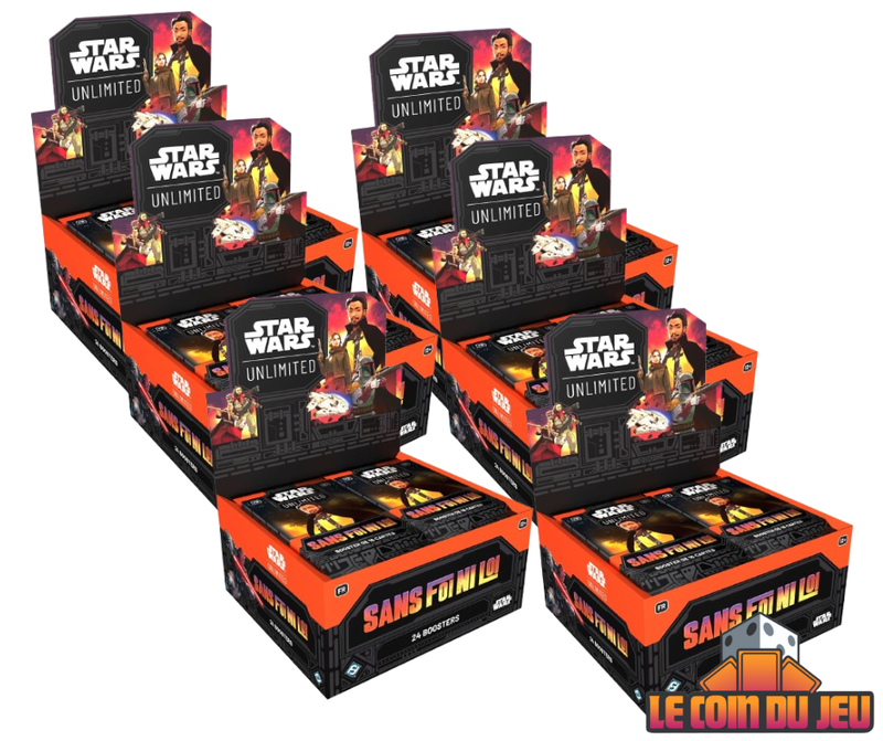 Star Wars Unlimited: Sans Foi Ni Loi Display de Boosters Ensemble de 6 (FR) (2026-03-06)