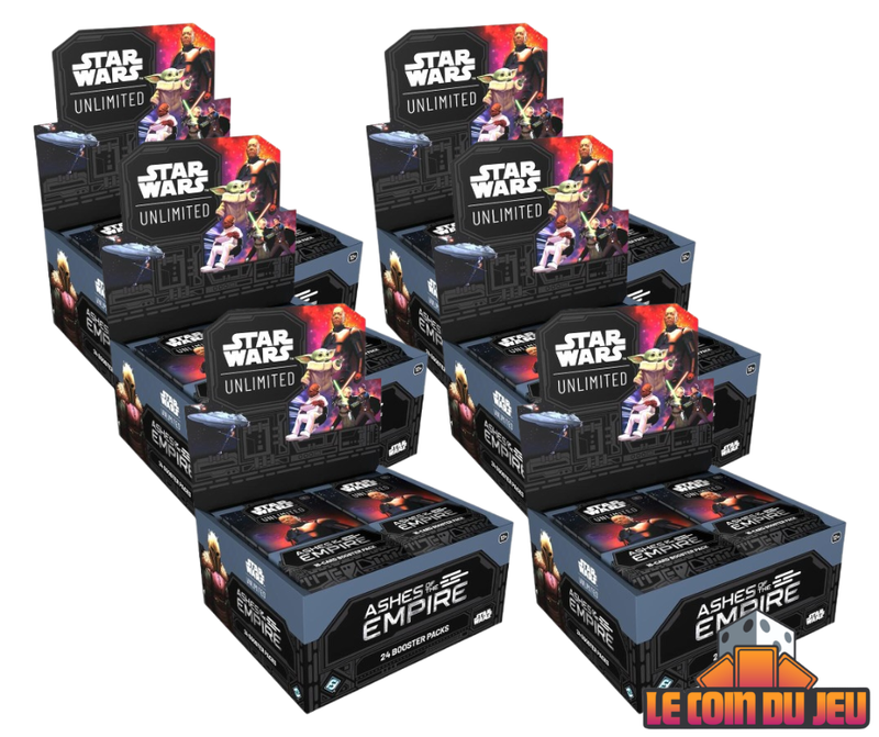 Star Wars Unlimited: Ashes of the Empire Booster Display Case of 6 (EN) (2026-07-10)