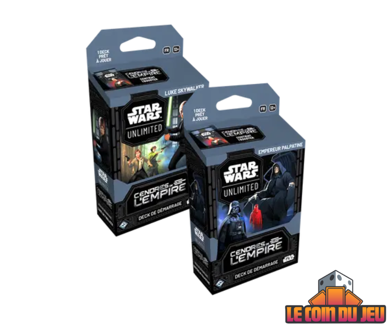 Star Wars Unlimited: Les Cendres de L'Empire Deck de Démarrage Ensemble de 2 (FR) (2026-07-10)