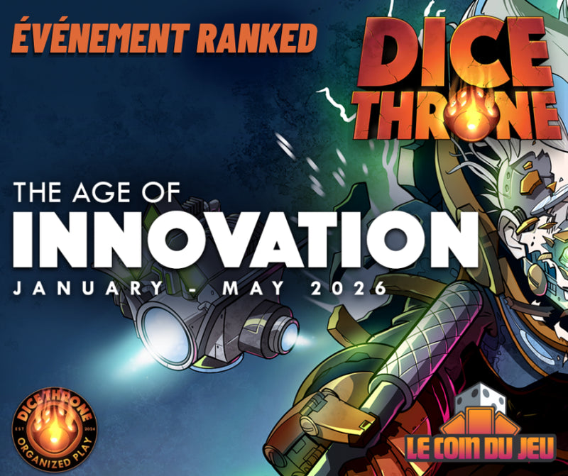 Tournament Bring 3 Ban 1, Dice Throne! - Dimanche 26 Avril (Lachenaie)