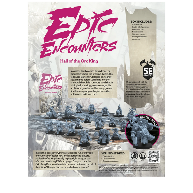 Epic Encounters: Halls of the Orc King (EN)