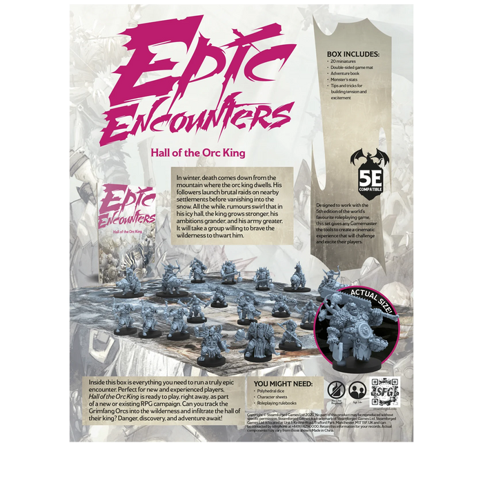 Epic Encounters: Halls of the Orc King (EN)