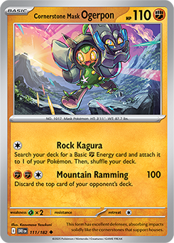 Cornerstone Mask Ogerpon - 111/182 [SV10: Destined Rivals]
