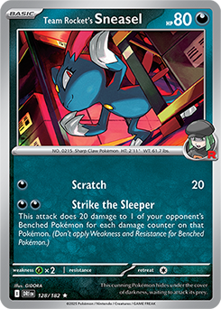 Team Rocket's Sneasel - 128/182 [SV10: Destined Rivals]
