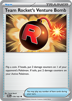 Team Rocket's Venture Bomb - 179/182 [SV10: Destined Rivals]
