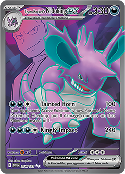Team Rocket's Nidoking ex (216/182) [SV10: Destined Rivals]