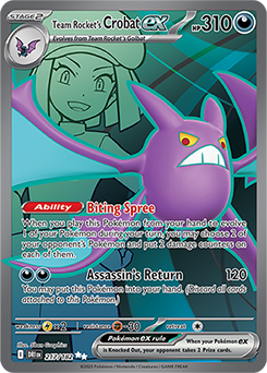 Team Rocket's Crobat ex (217/182) [SV10: Destined Rivals]