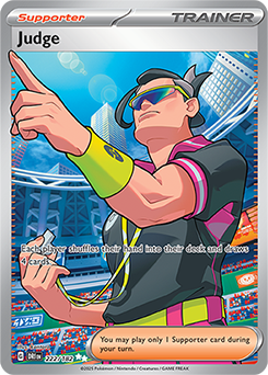 Judge (222/182) [SV10: Destined Rivals]