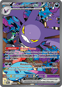 Team Rocket's Crobat ex (234/182) [SV10: Destined Rivals]