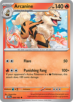 Arcanine (028/182) [SV10: Destined Rivals]